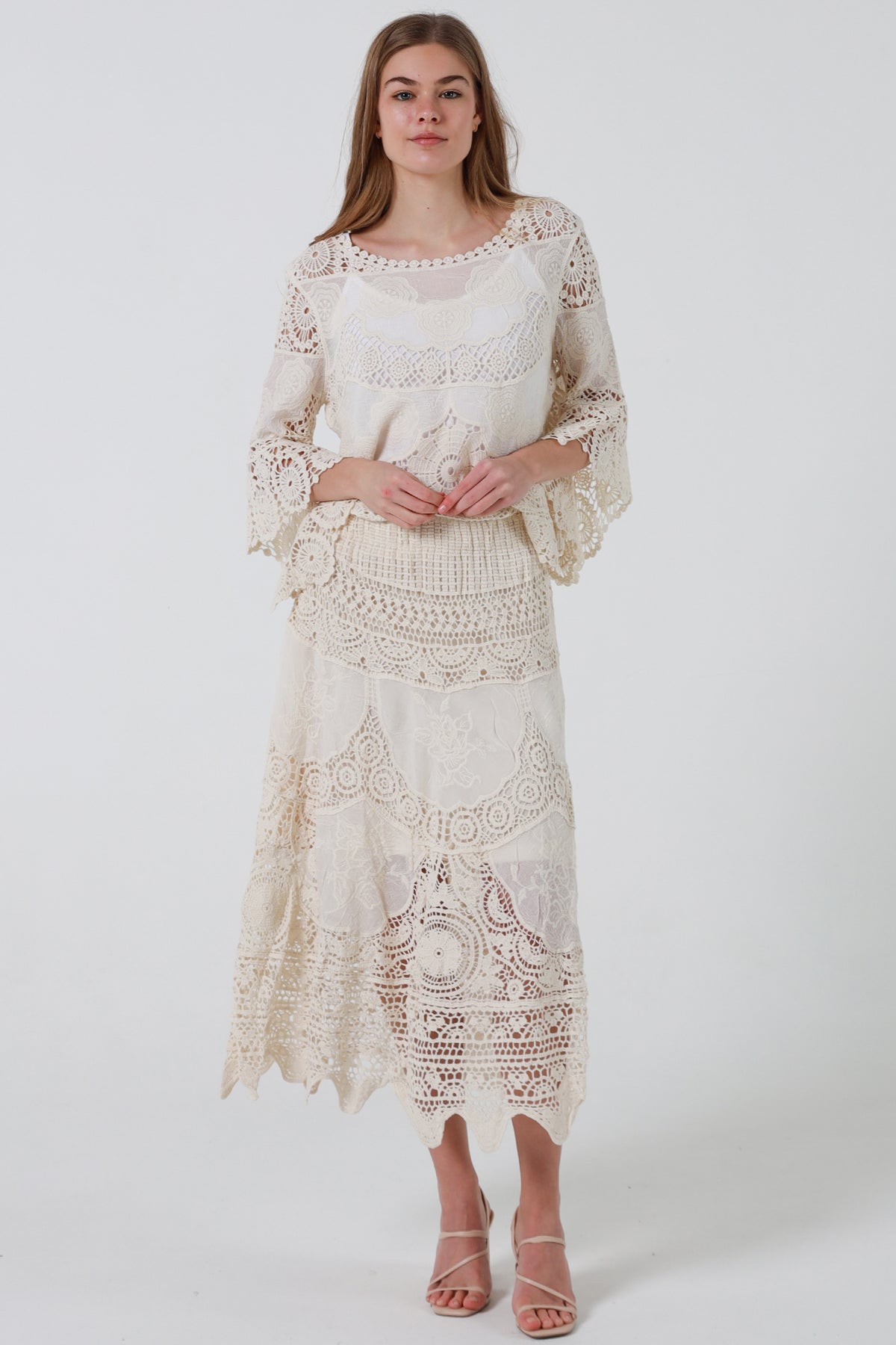 RX0173Skirt BEIGE