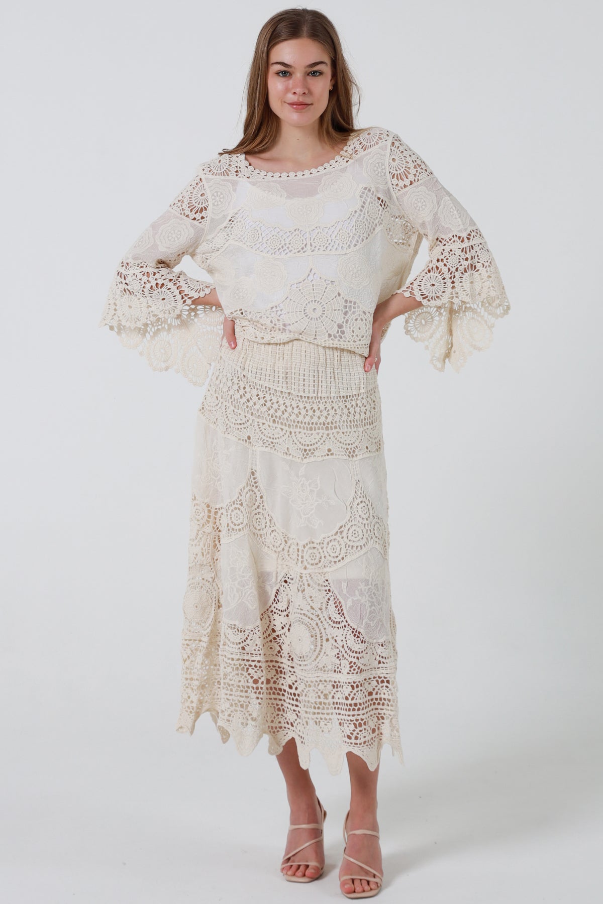 RX0173Skirt BEIGE