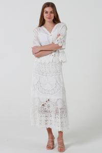 RX0177Skirt WHITE