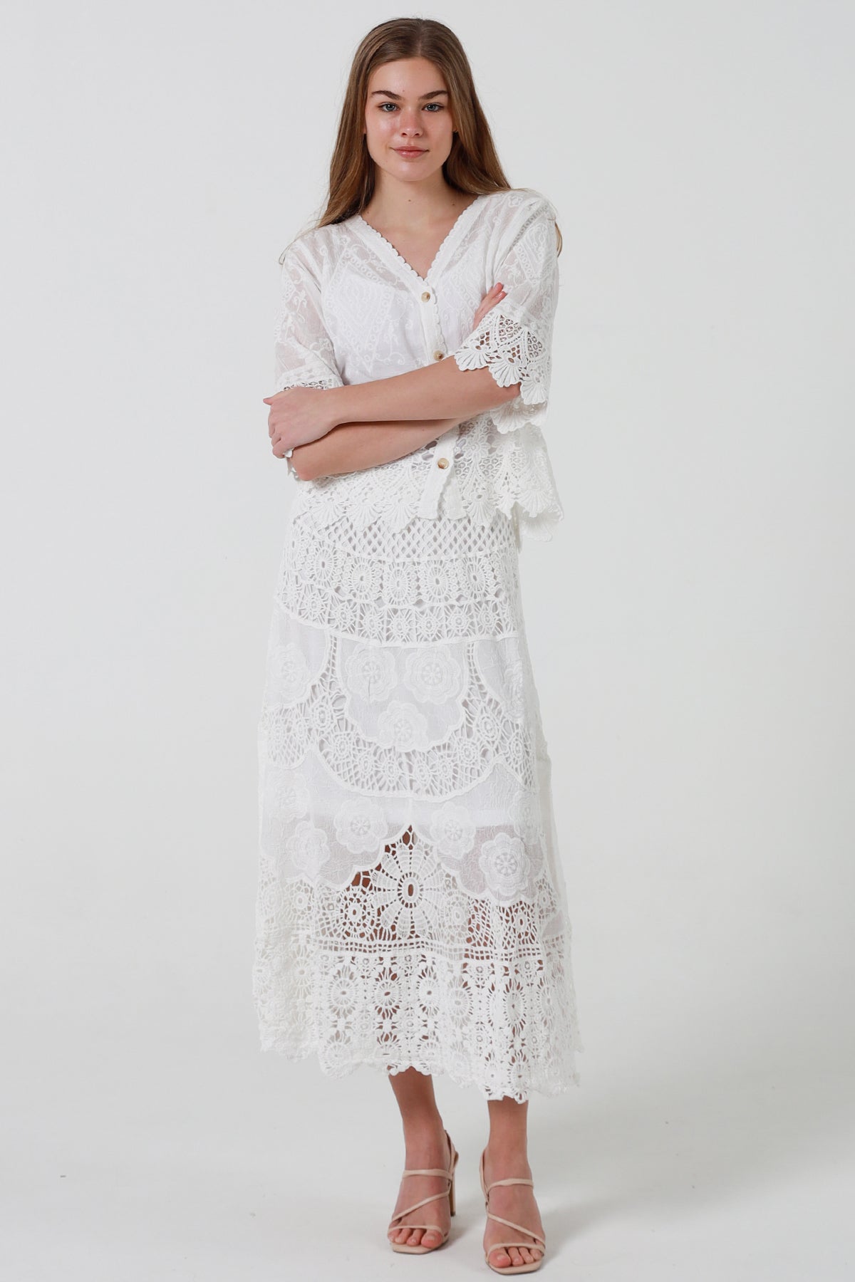 RX0177Skirt WHITE