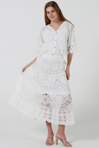 RX0177Skirt WHITE