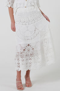 RX0177Skirt WHITE