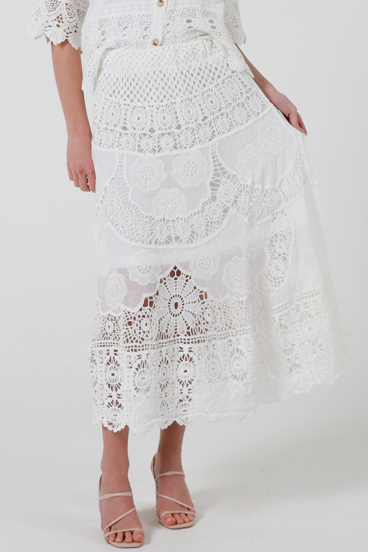 RX0177Skirt WHITE