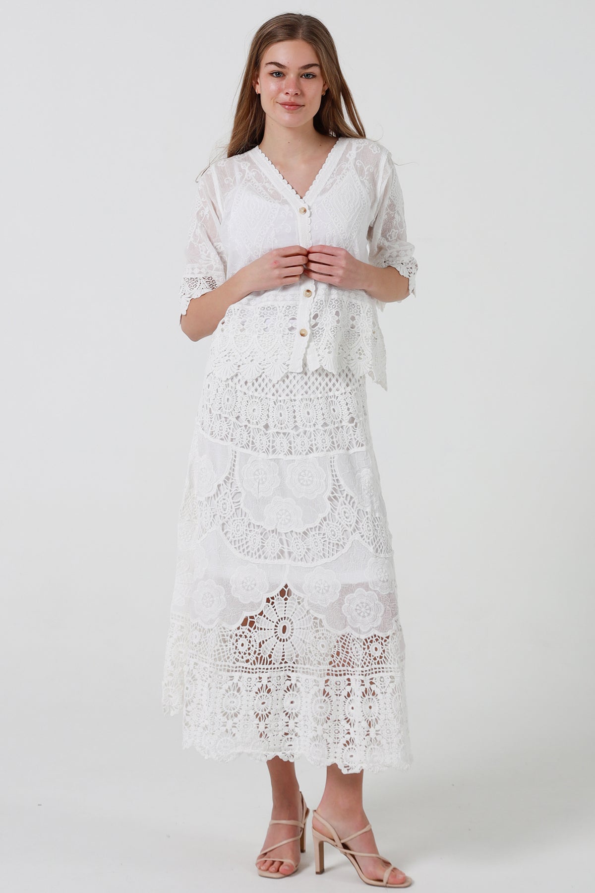 RX0177Skirt WHITE
