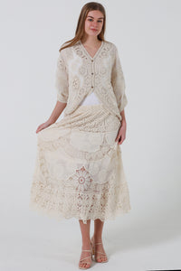 RX0178Skirt BEIGE