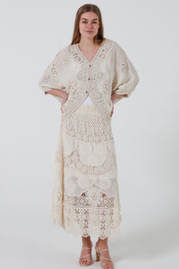 RX0178Skirt BEIGE