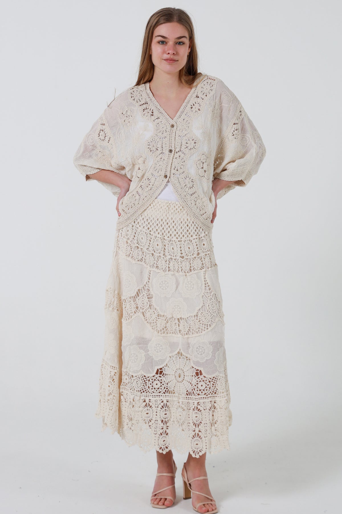 RX0178Skirt BEIGE
