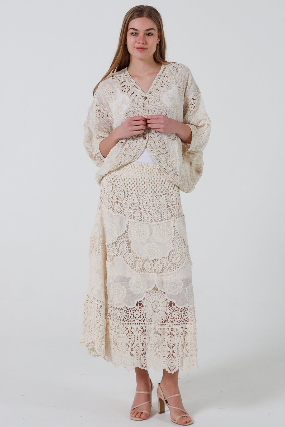 RX0178Skirt BEIGE