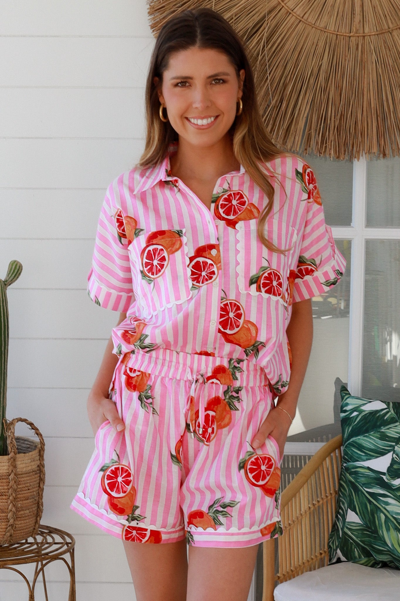 SD0007 Shirt Short Set