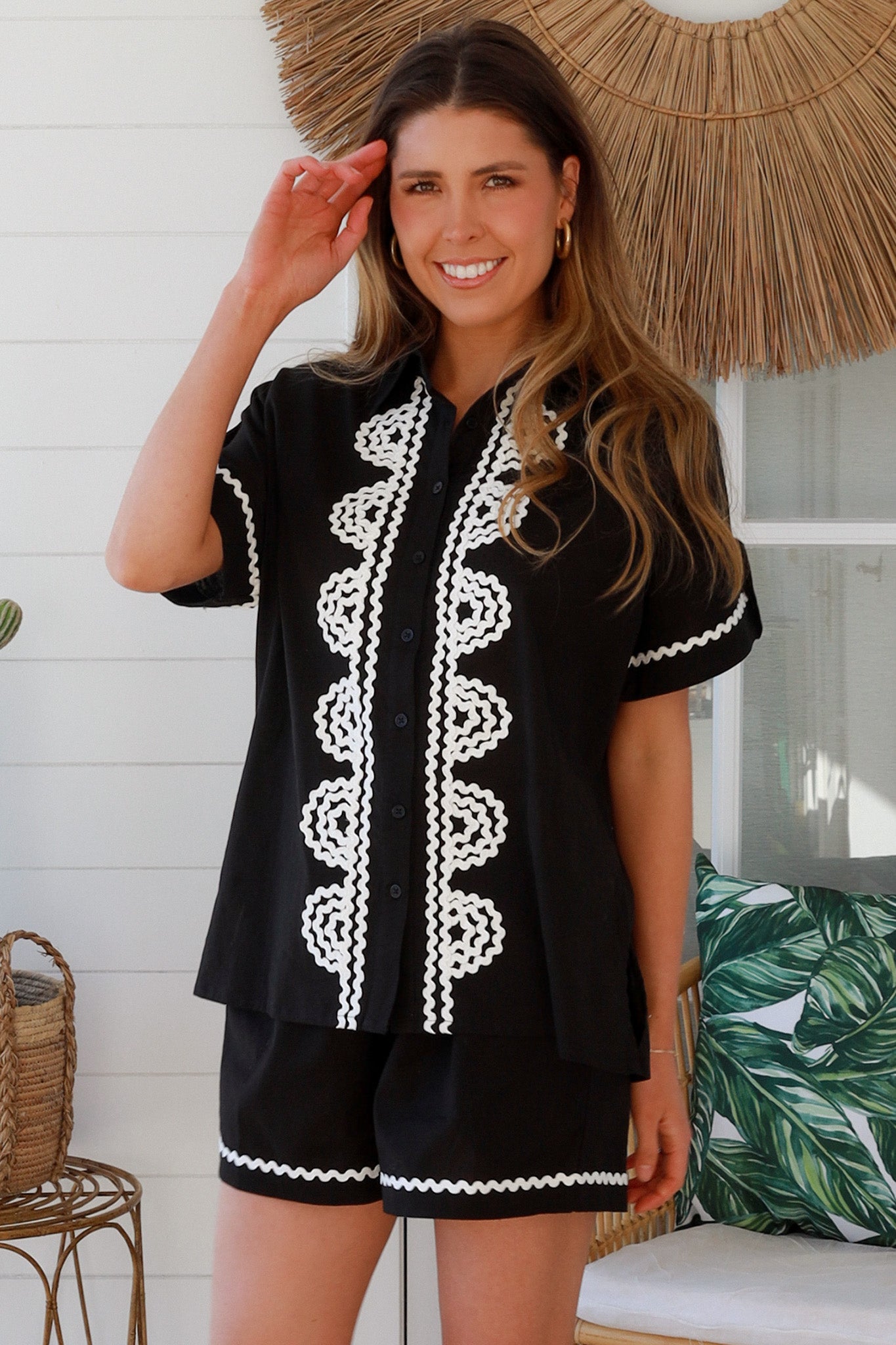 SD0012 Shirt Short Set