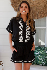 SD0012 Shirt Short Set