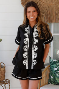 SD0012 Shirt Short Set