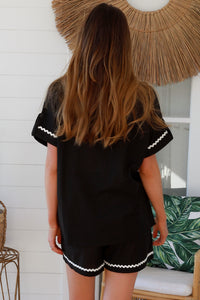 SD0012 Shirt Short Set
