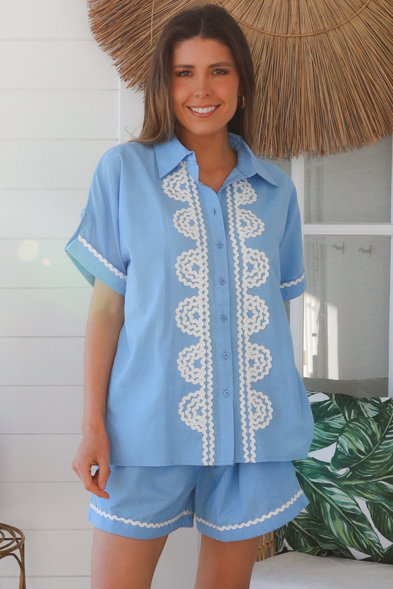 SD0013 Shirt Short Set