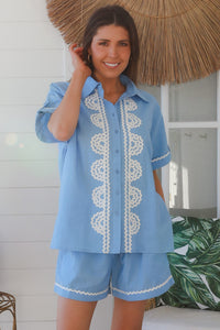 SD0013 Shirt Short Set