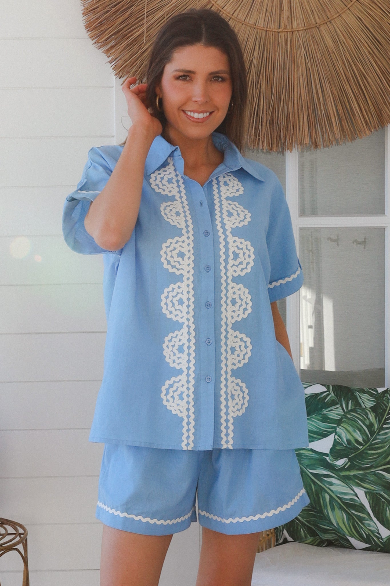 SD0013 Shirt Short Set
