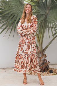 Winnie Long Sleeves Maxi Dress