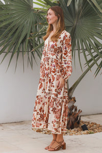 Winnie Long Sleeves Maxi Dress
