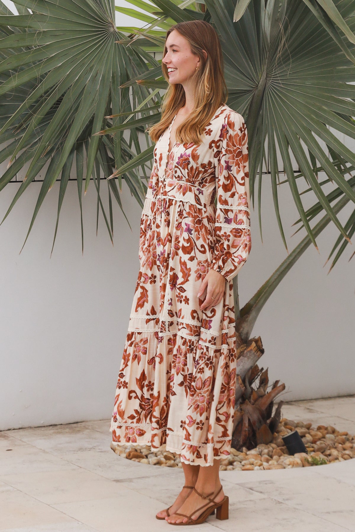Winnie Long Sleeves Maxi Dress