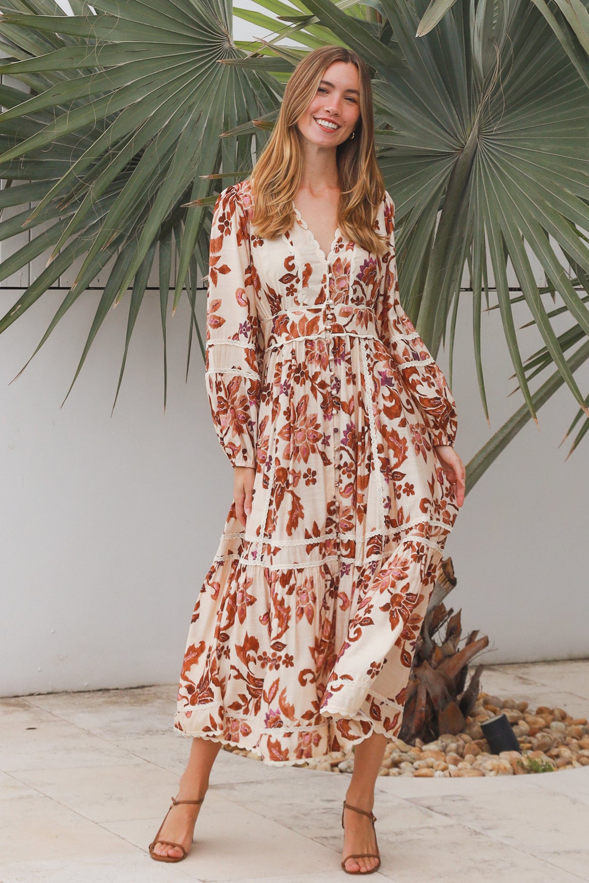 Winnie Long Sleeves Maxi Dress