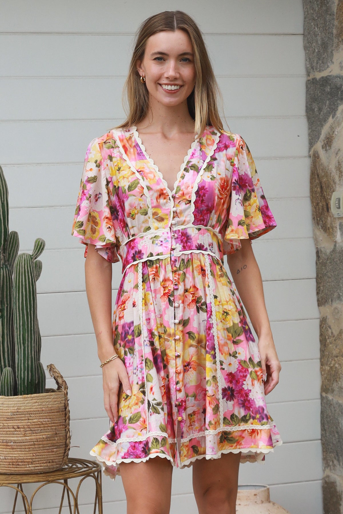 Finch Purple Mini Dress