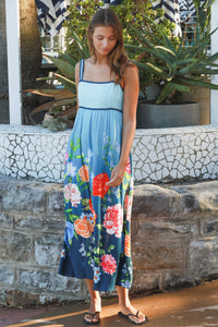 Floral-3 Slip Maxi Dress