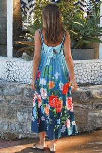 Floral-3 Slip Maxi Dress