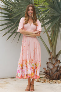 Floral 9 Midi Dress