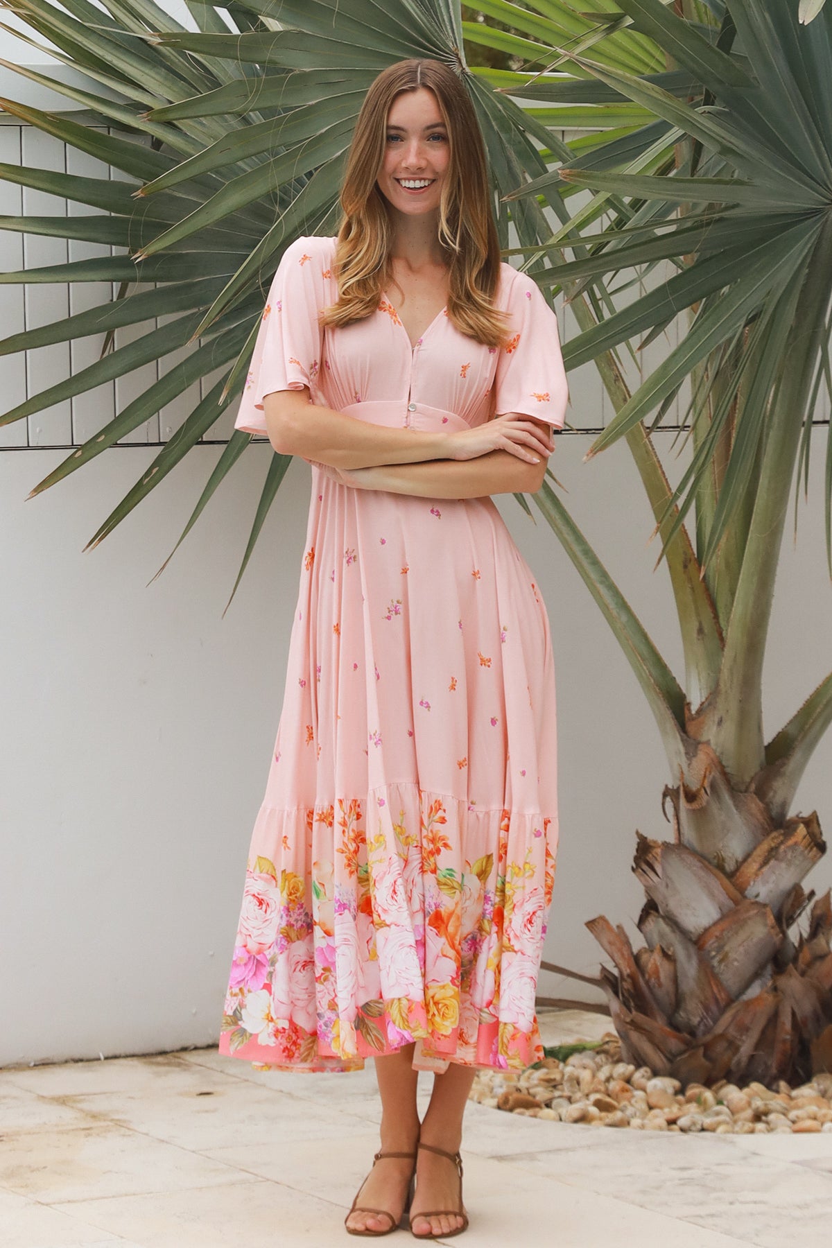 Floral 9 Midi Dress