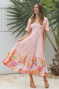 Floral 9 Midi Dress