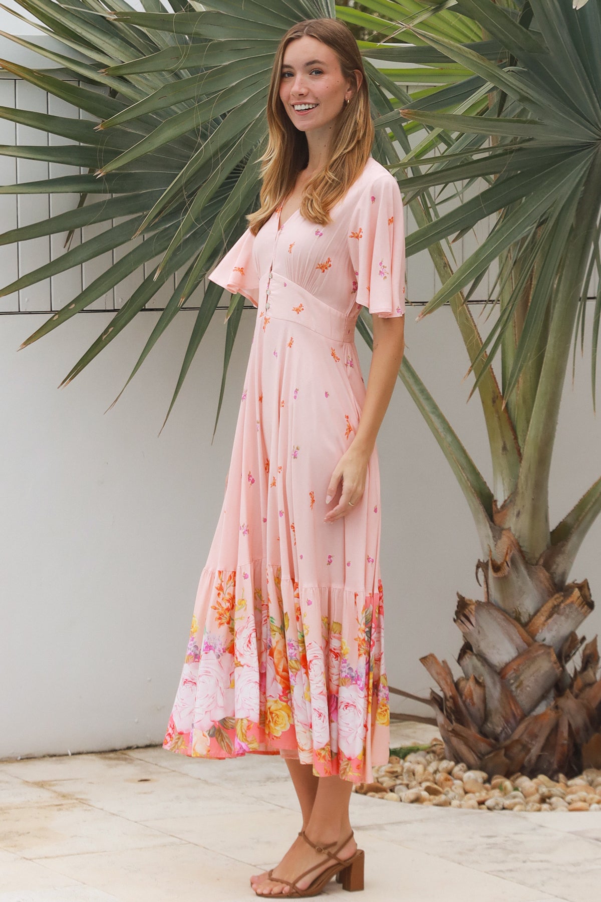 Floral 9 Midi Dress