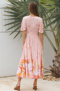 Floral 9 Midi Dress