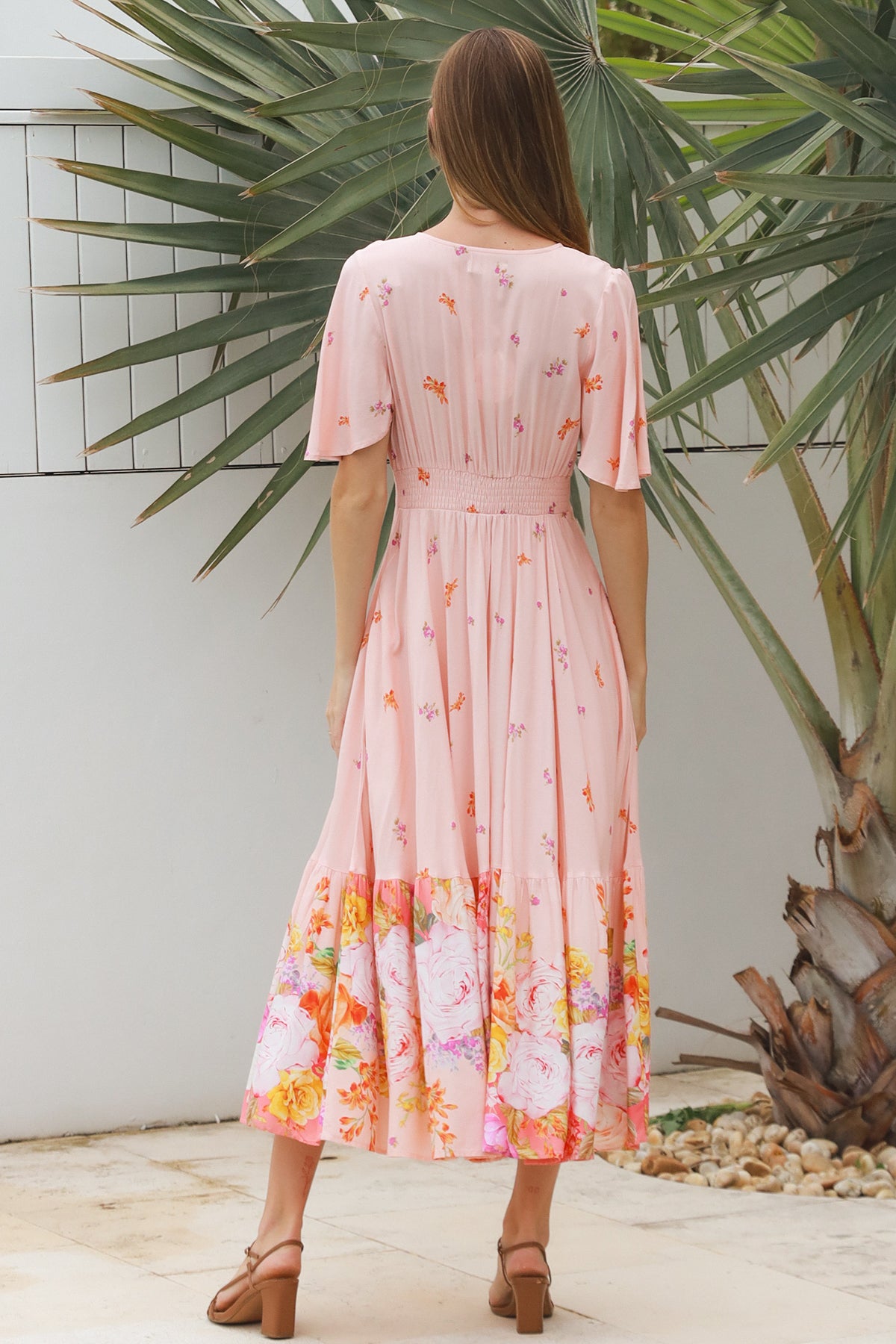 Floral 9 Midi Dress