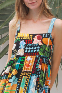 Hattie Black Slip Maxi Dress