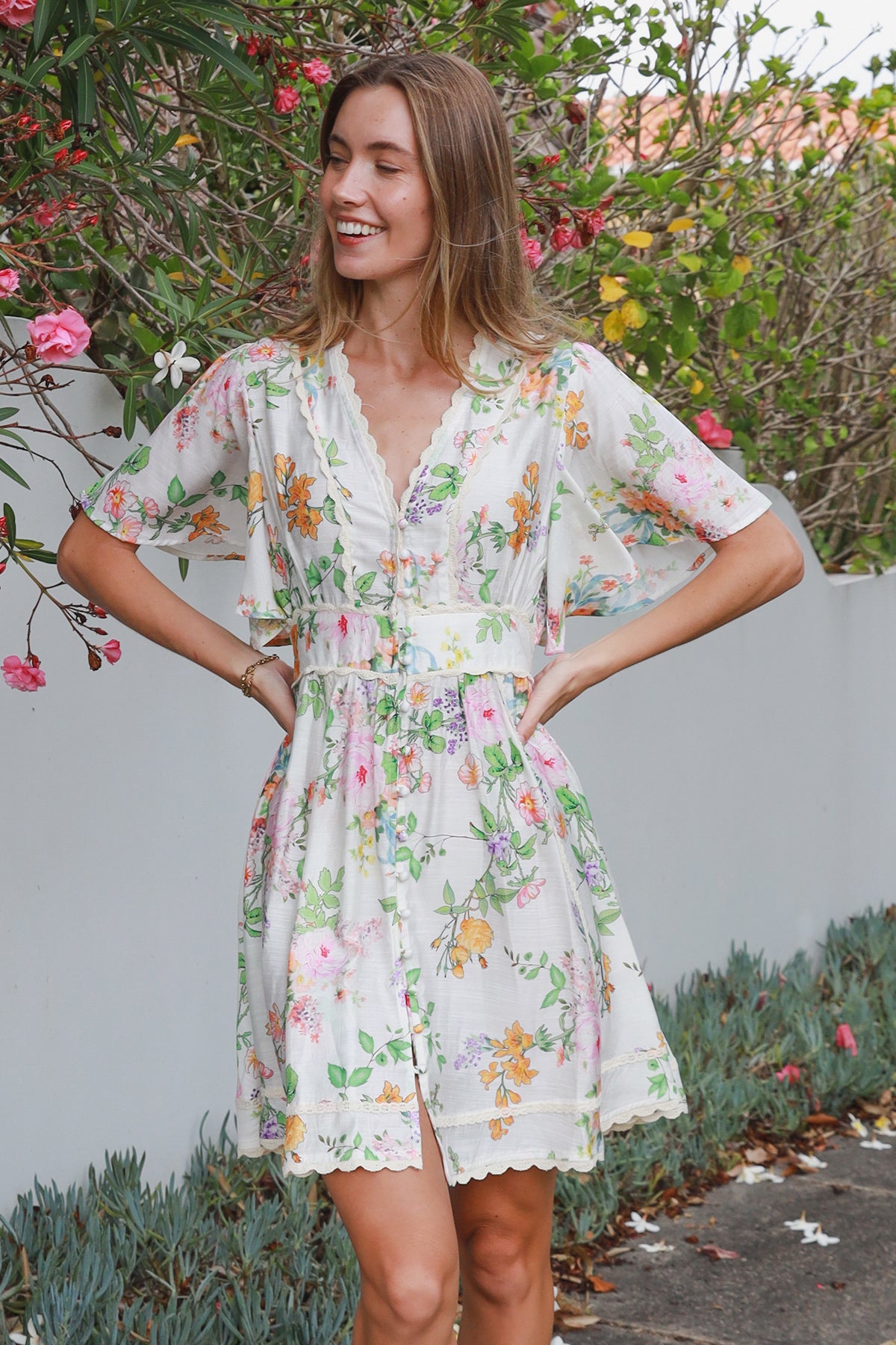 Floral 8 Mini Dress