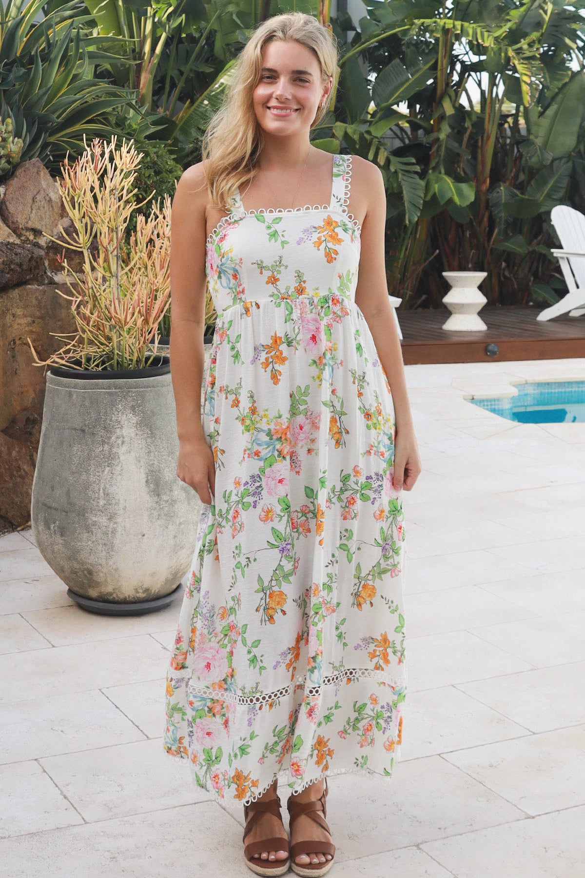Floral 8 Midi Dress