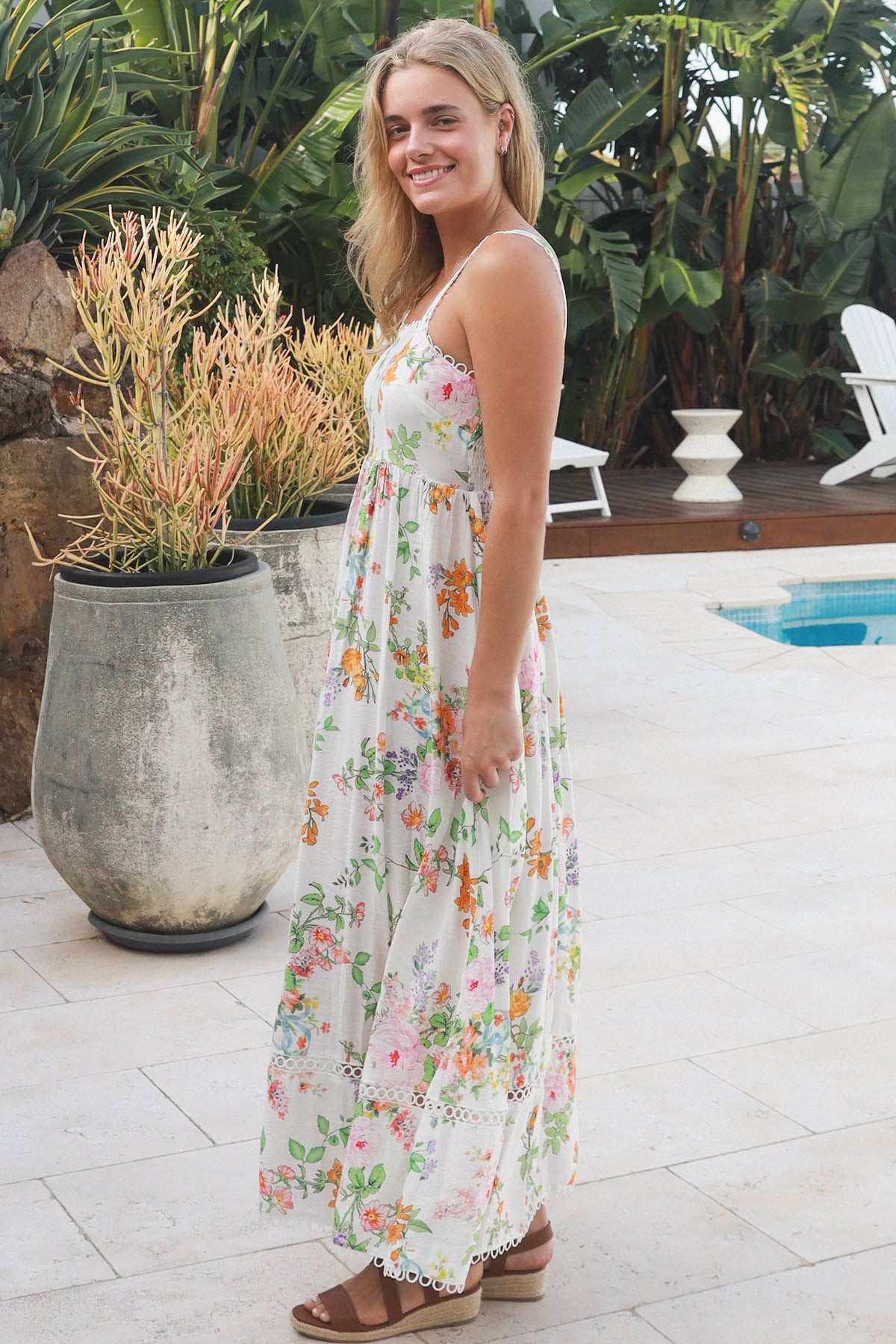 Floral 8 Midi Dress