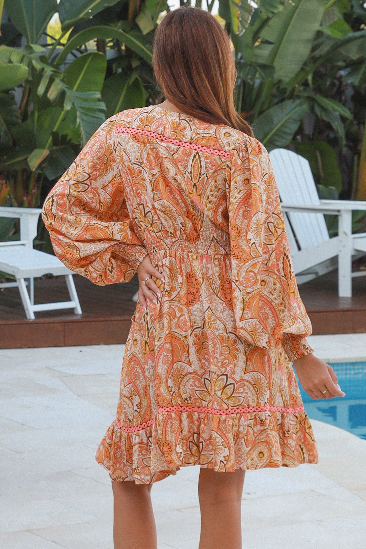 Luisa-Yellow Mini Dress