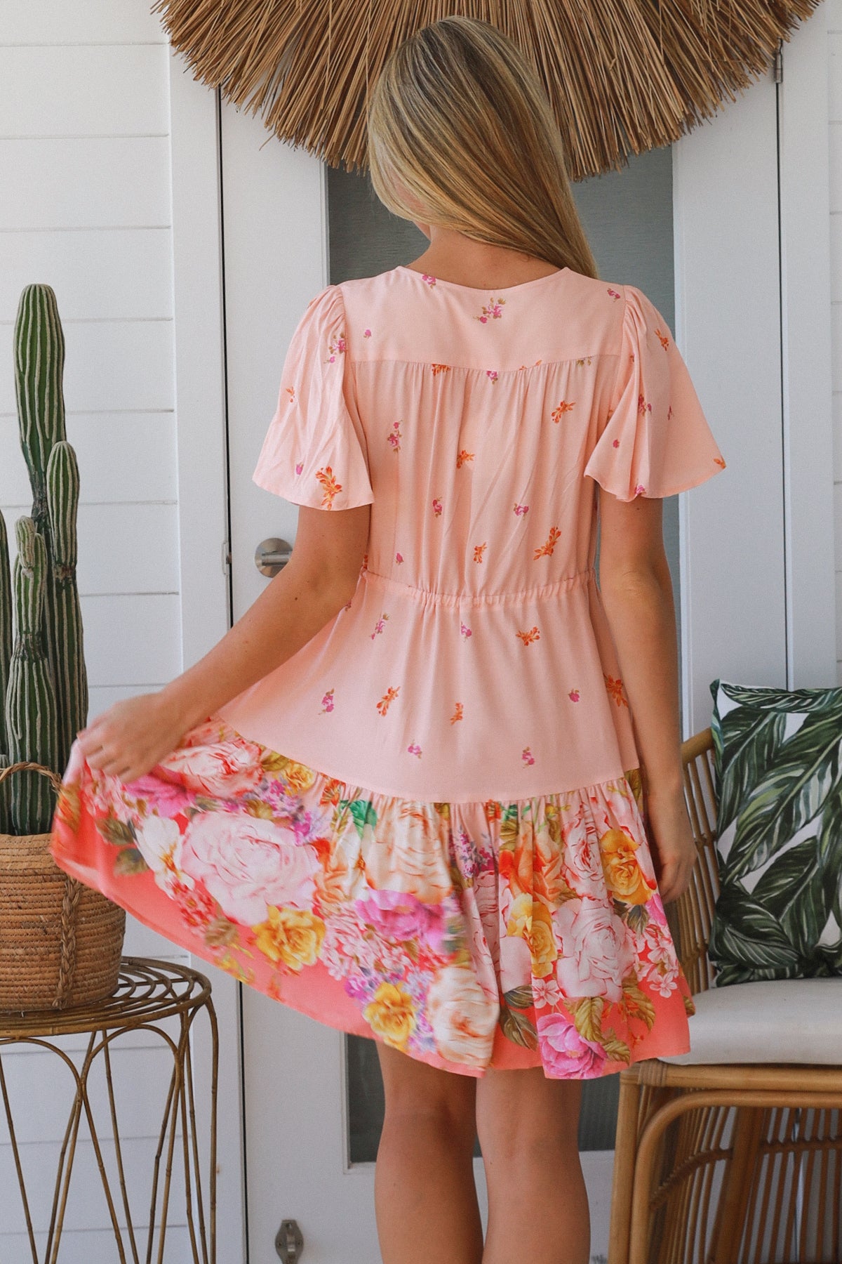 Floral 9 Mini Dress