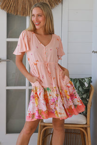 Floral 9 Mini Dress