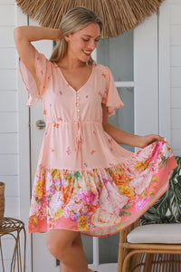 Floral 9 Mini Dress