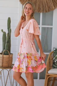 Floral 9 Mini Dress