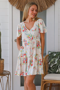 Floral 8 Mini Dress