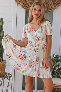 Floral 8 Mini Dress