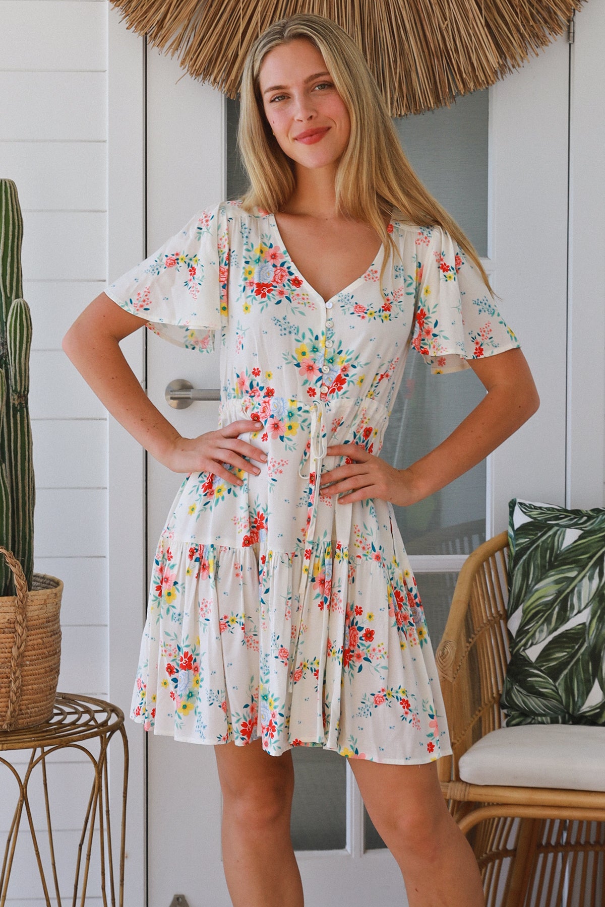 Floral 8 Mini Dress
