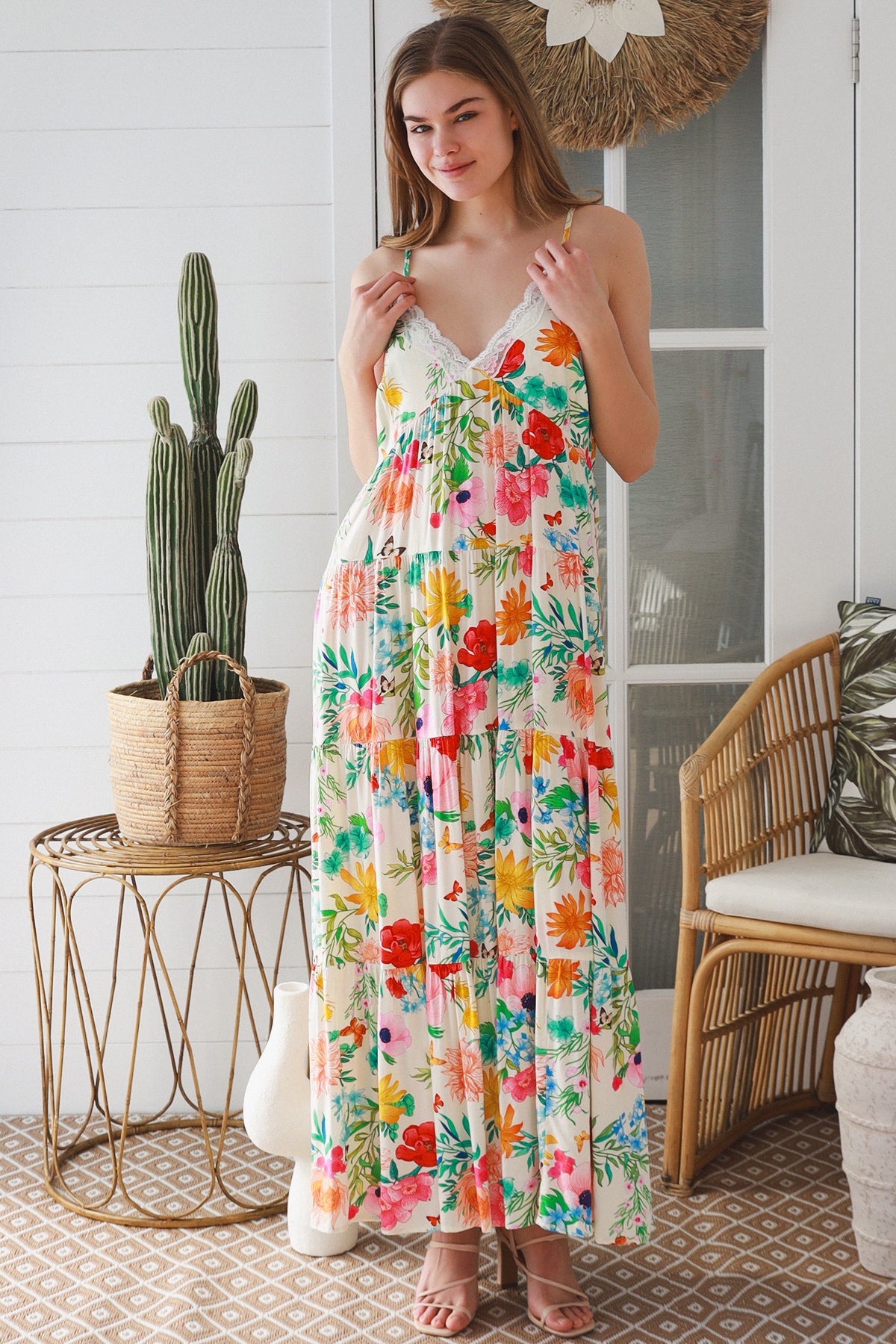 YF0225DR Slip Maxi Dress