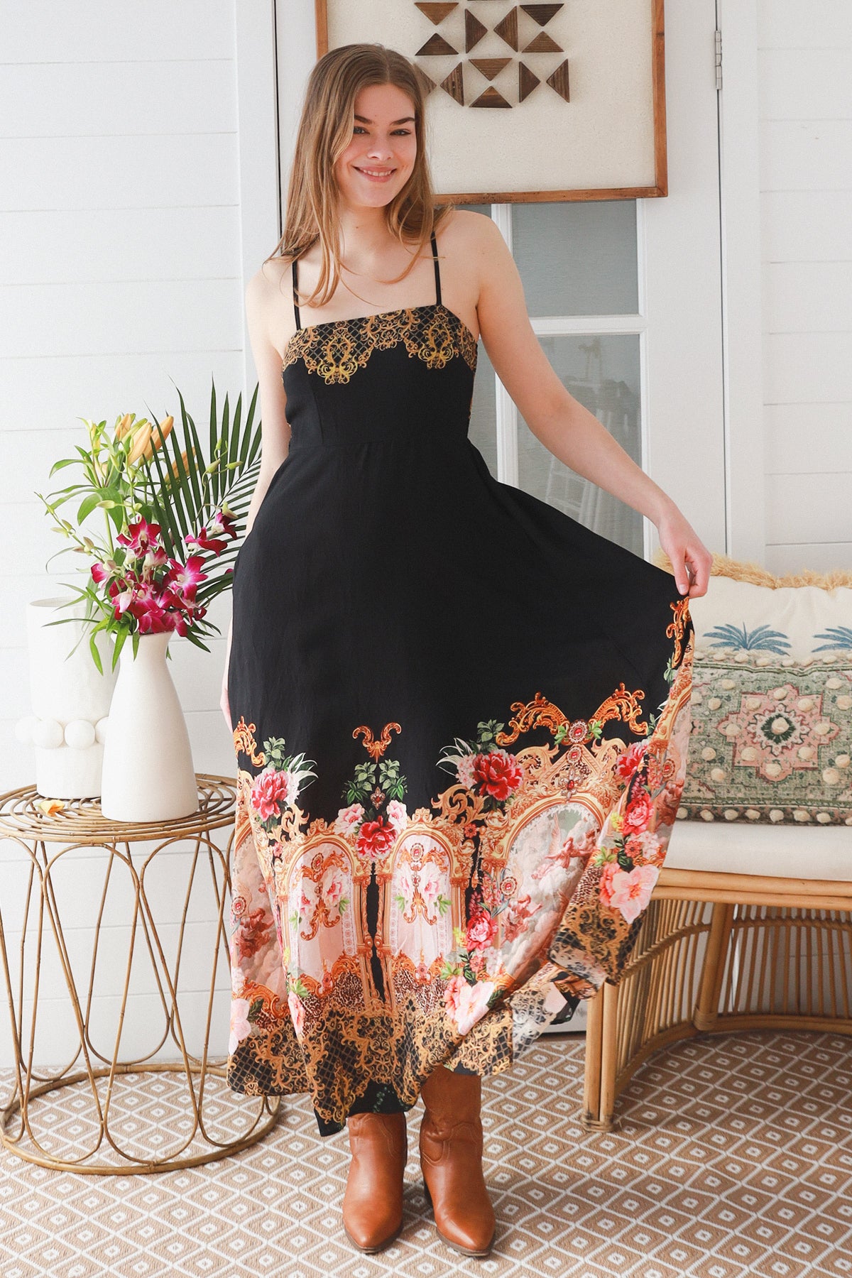 YF0232DR Slip Maxi Dress