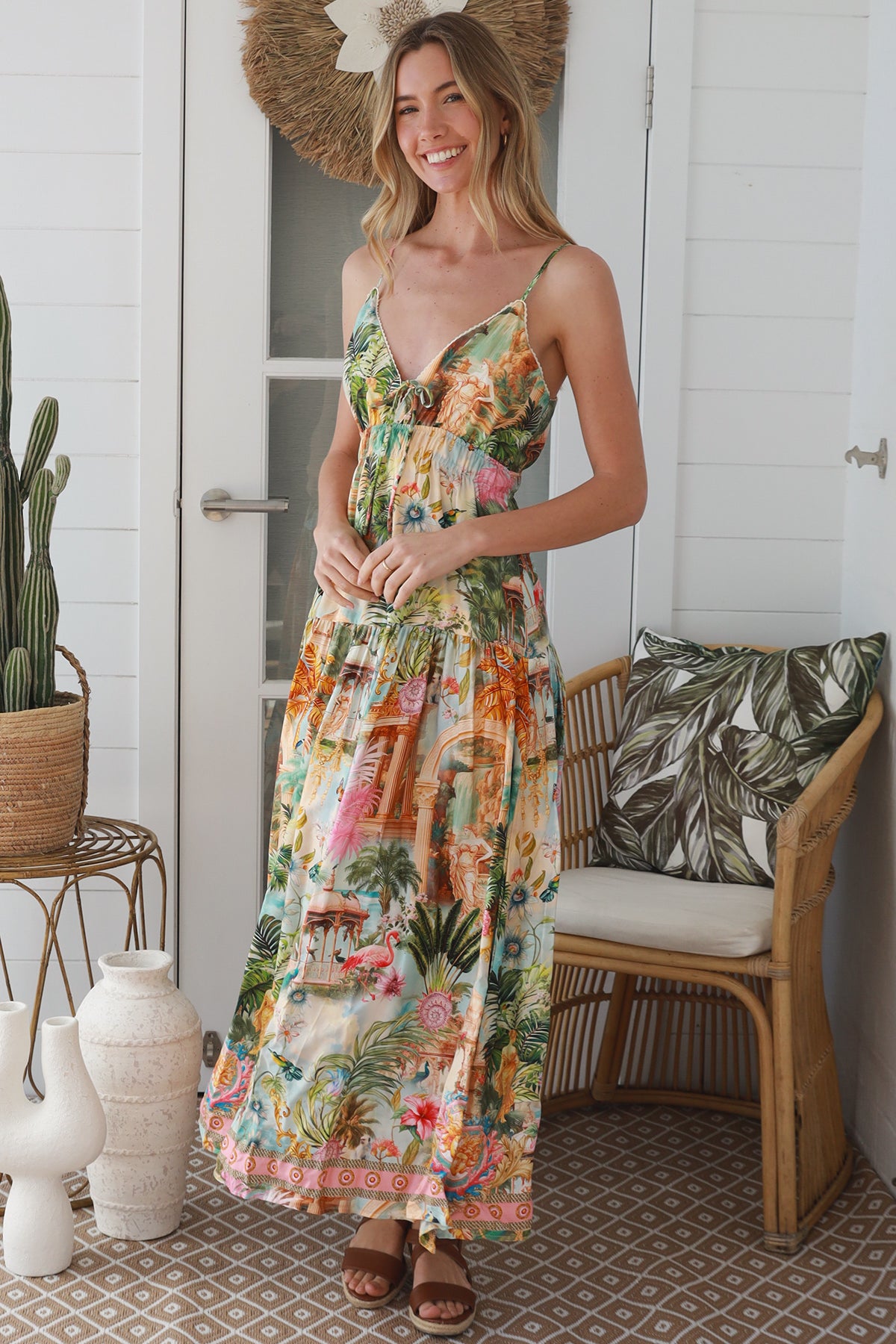 YF0238SP Slip Maxi Dress